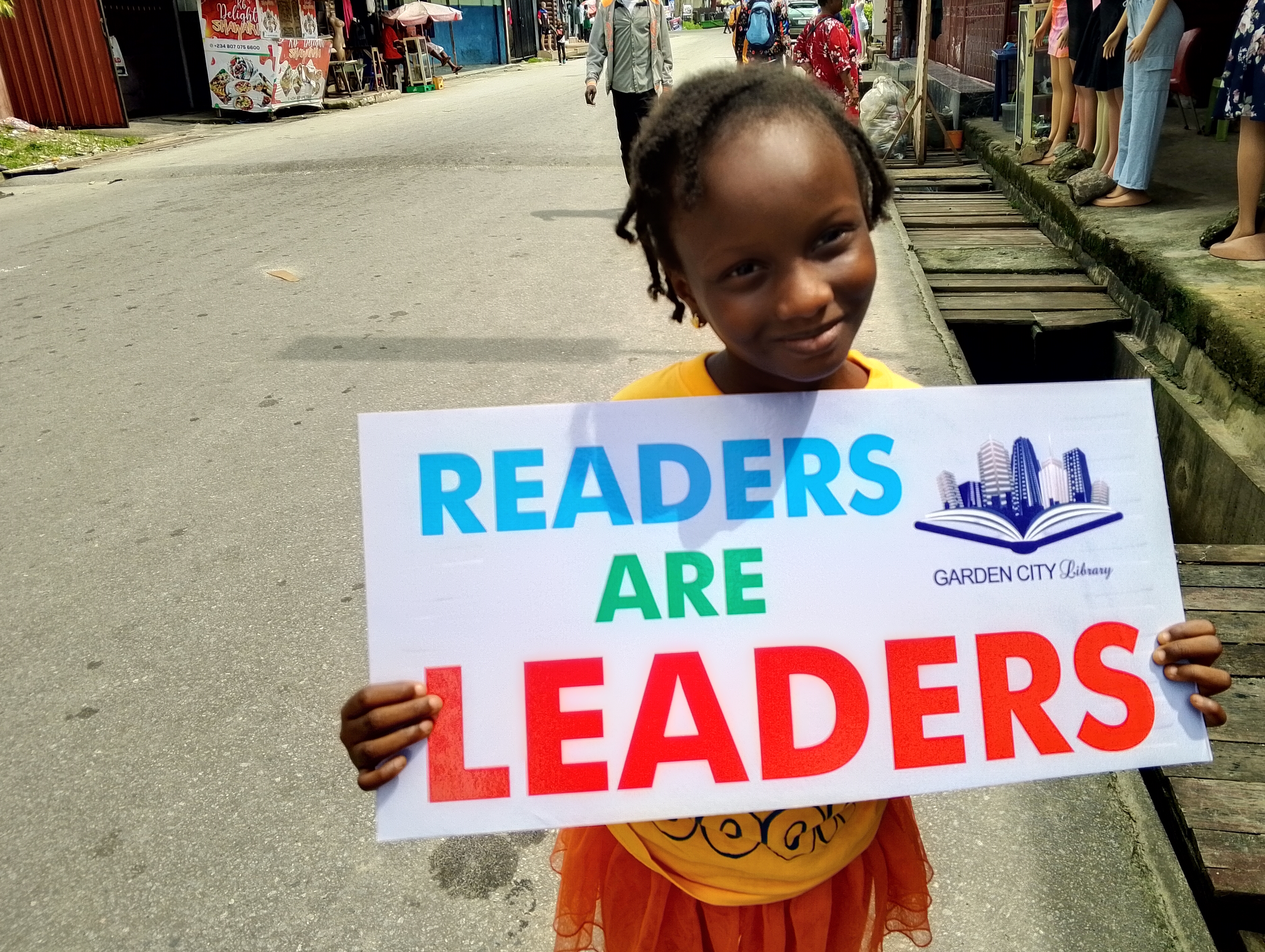 Reading session with children